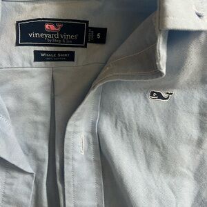 Vineyard Vines Sky Blue Whale Shirt